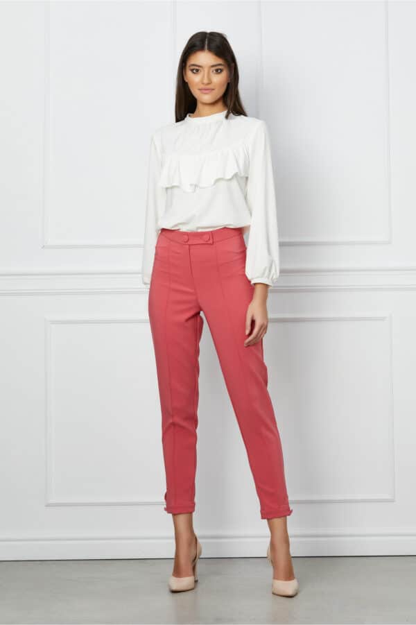 Pantaloni LaDonna roz somon office