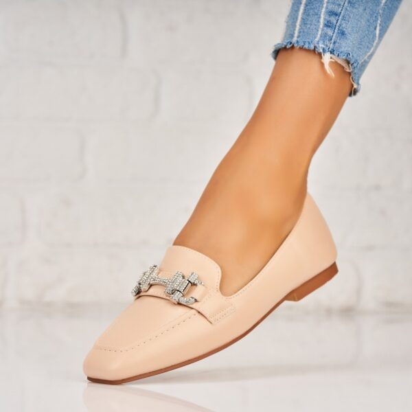 Pantofi dama casual Bej din Piele Ecologica Creely A5315