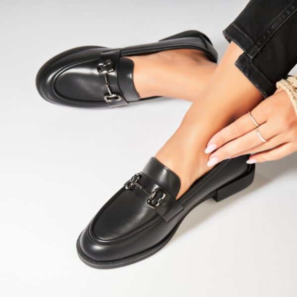 Pantofi dama casual Negri din Piele Ecologica Shreya A6976