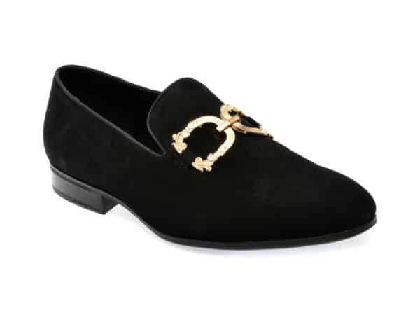 Pantofi ALDO negri, CYRILL001, din piele intoarsa