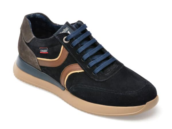 Pantofi CALLAGHAN bleumarin, 51108, din piele intoarsa