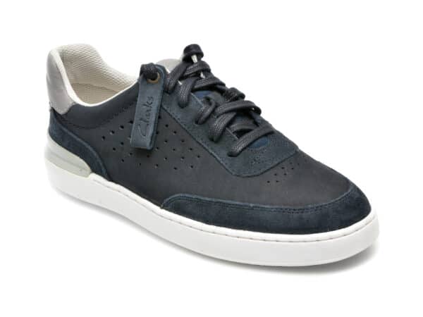 Pantofi CLARKS bleumarin, COURTLITE TOR-2, din nabuc