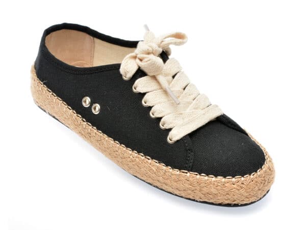 Pantofi EMU negri, 12883, din material textil