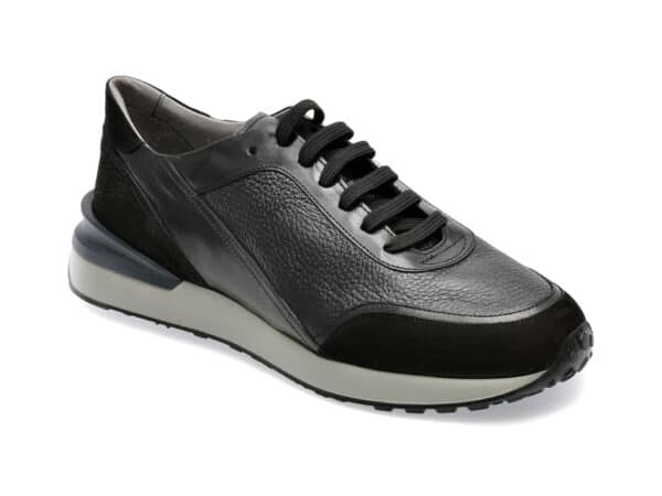 Pantofi EPICA negri, 66412, din piele naturala