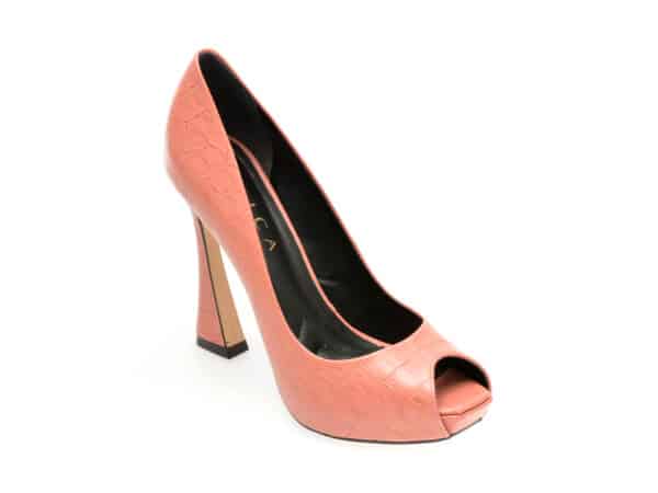 Pantofi EPICA nude, 2154002, din piele naturala