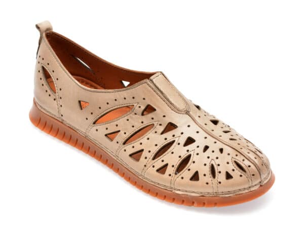 Pantofi FLAVIA PASSINI bej, 5101, din piele naturala