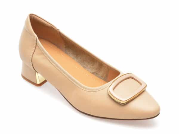 Pantofi FLAVIA PASSINI nude, 23601, din piele naturala