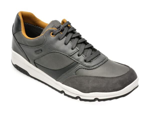 Pantofi GEOX gri, U36S7A, din piele ecologica
