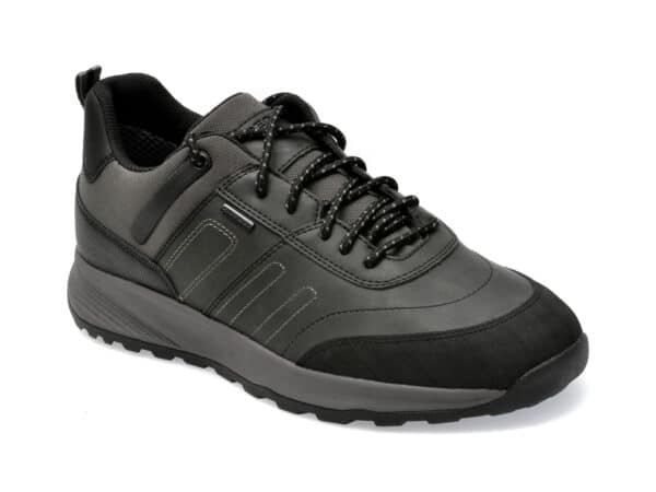 Pantofi GEOX negri, U26EZA, din piele ecologica