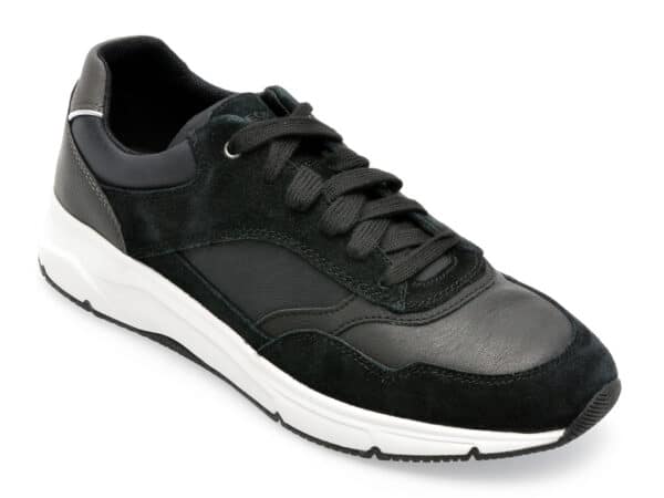Pantofi GEOX negri, U36CZB, din piele naturala