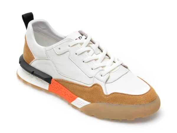 Pantofi GRYXX albi, 1242, din piele naturala