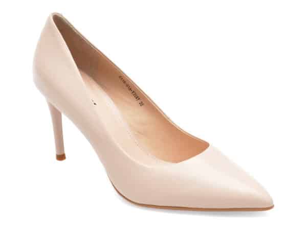 Pantofi GRYXX bej, E10801A, din piele naturala