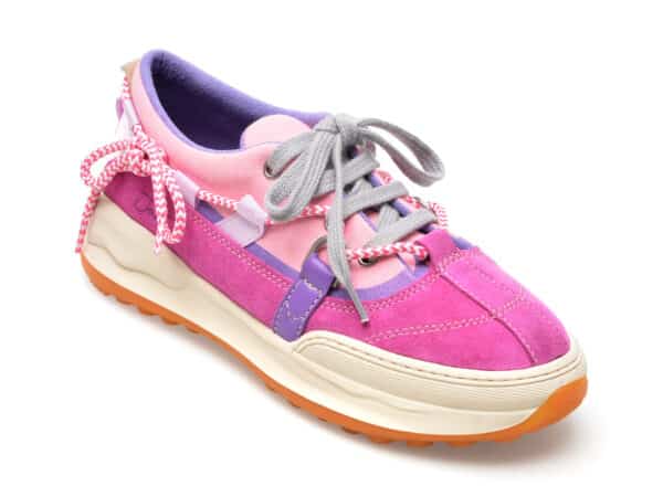 Pantofi GRYXX fucsia, 4403212, din piele intoarsa