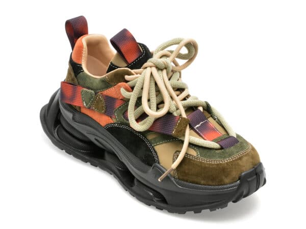 Pantofi GRYXX kaki, 36899, din piele naturala