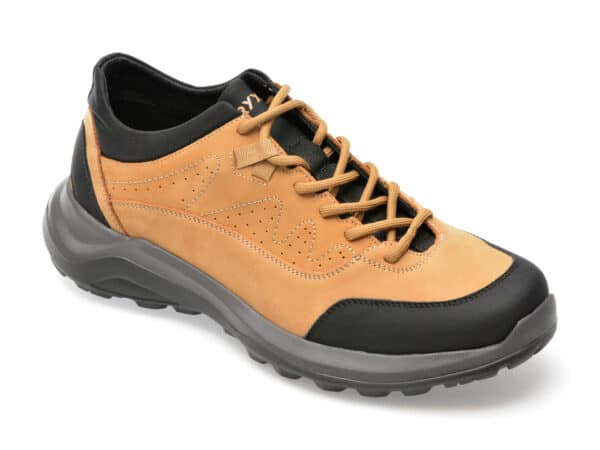 Pantofi GRYXX maro, 51351, din nabuc