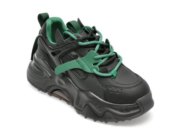 Pantofi GRYXX negri, 132, din piele naturala