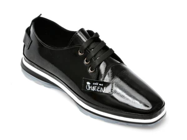 Pantofi GRYXX negri, 309954, din piele naturala lacuita