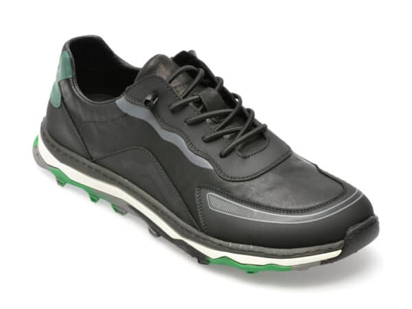 Pantofi GRYXX negri, 53855, din piele naturala