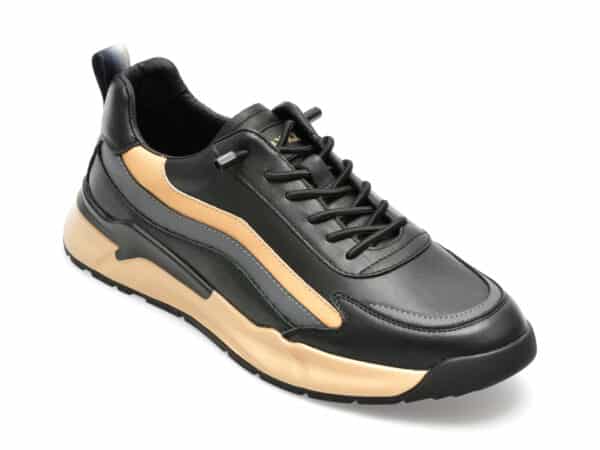 Pantofi GRYXX negri, 80751, din piele naturala