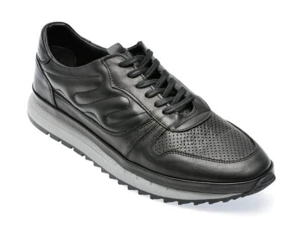Pantofi GRYXX negri, M6823, din piele naturala