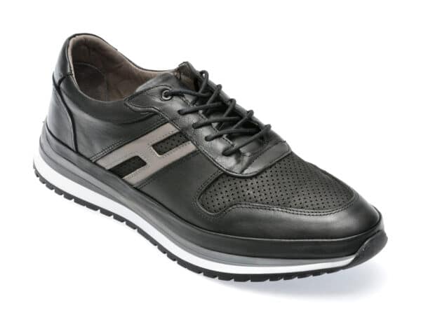 Pantofi GRYXX negri, M6851, din piele naturala