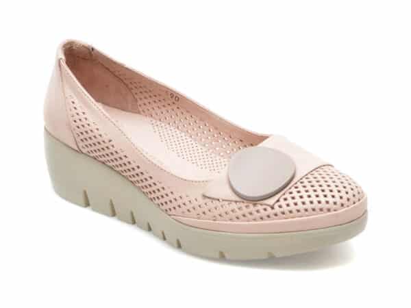 Pantofi GRYXX nude, 105351, din piele naturala