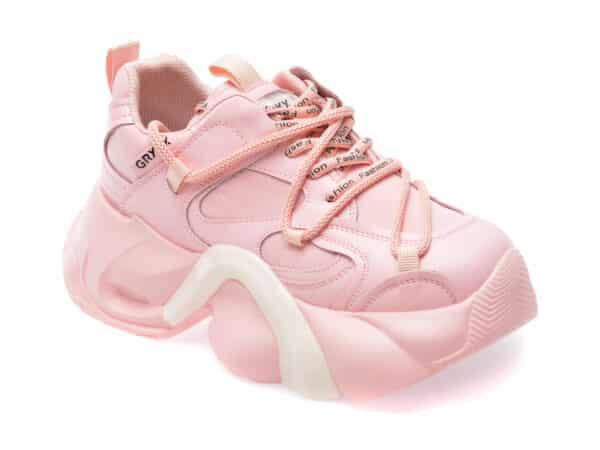 Pantofi GRYXX roz, 1922, din piele naturala