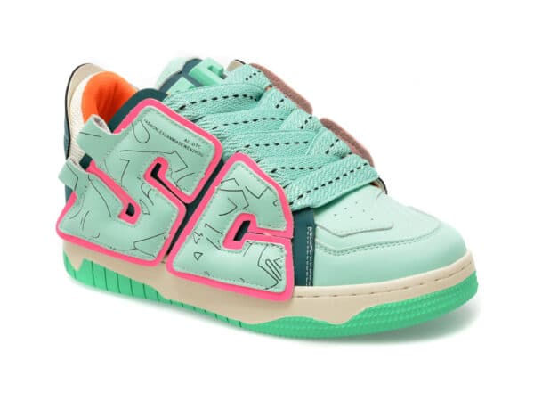 Pantofi GRYXX verzi, 1626, din piele ecologica