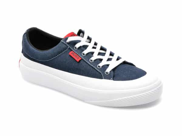 Pantofi HUGO bleumarin, 2987, din material textil