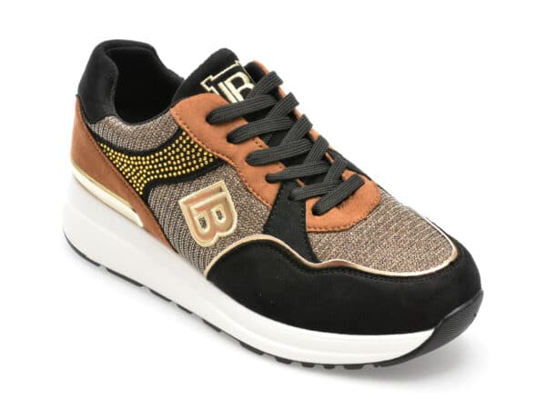 Pantofi LAURA BIAGIOTTI negri, 8200, din material textil