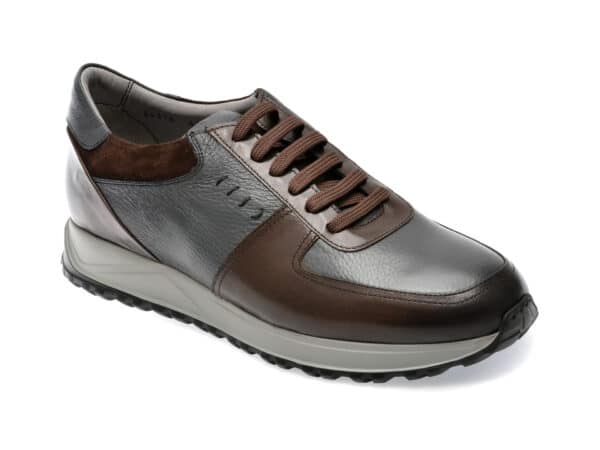 Pantofi LE COLONEL gri, 64318, din piele naturala