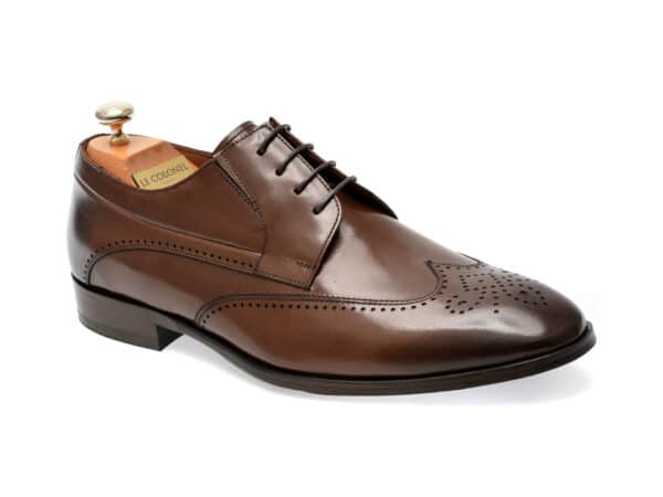 Pantofi LE COLONEL maro, 48789, din piele naturala