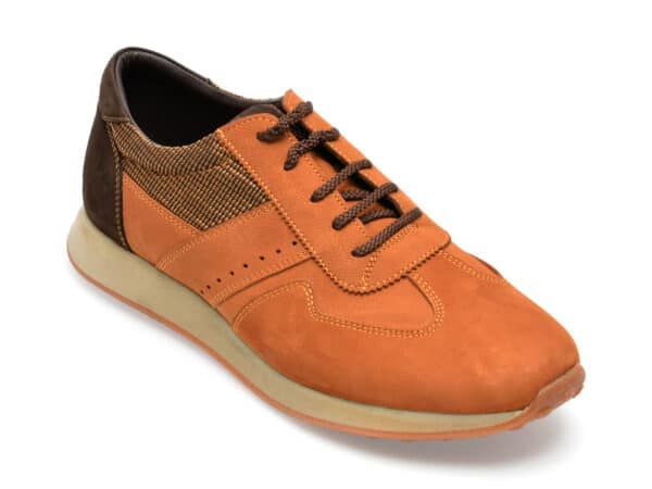 Pantofi OTTER maro, 23081, din nabuc