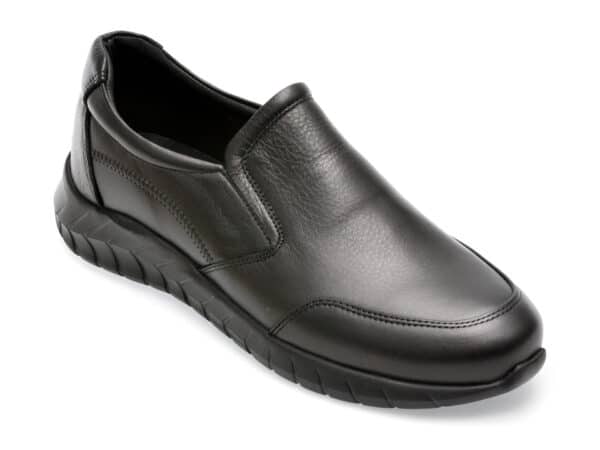 Pantofi OTTER negri, 414, din piele naturala