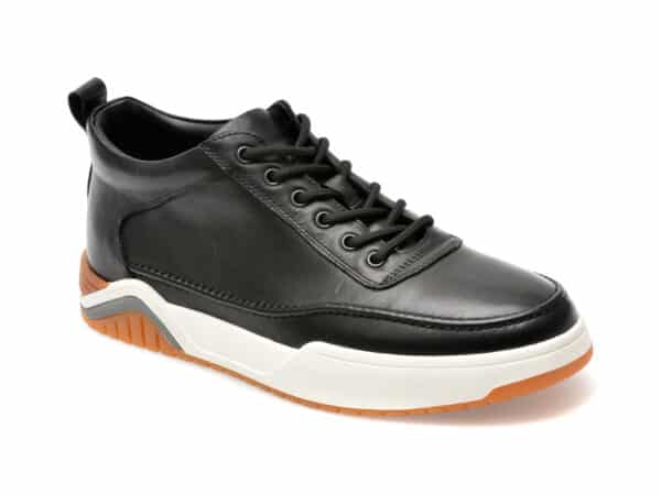 Pantofi OTTER negri, 830, din piele naturala