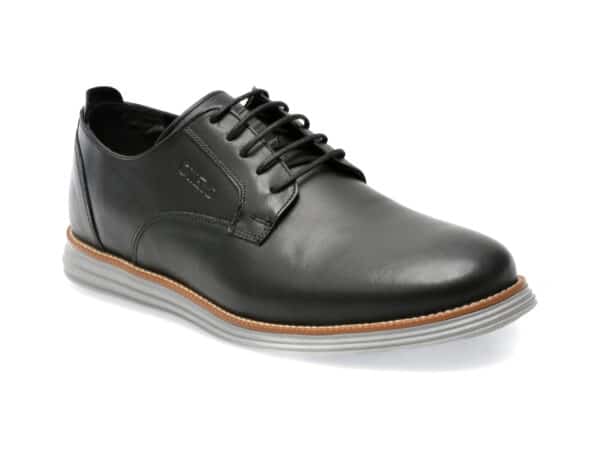 Pantofi OTTER negri, A31, din piele naturala