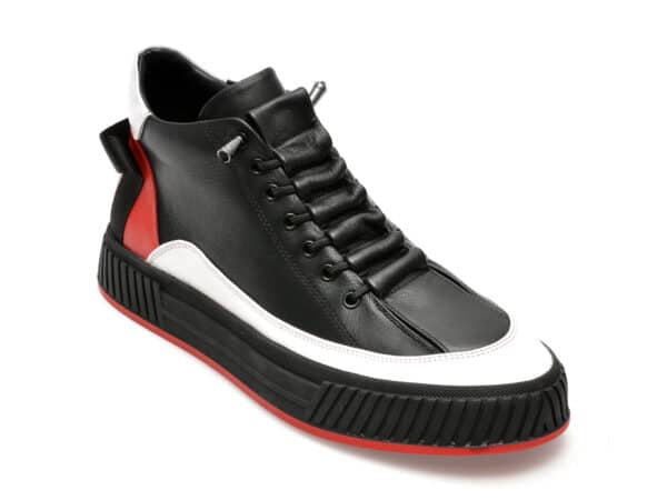 Pantofi OTTER negri, HX, din piele naturala