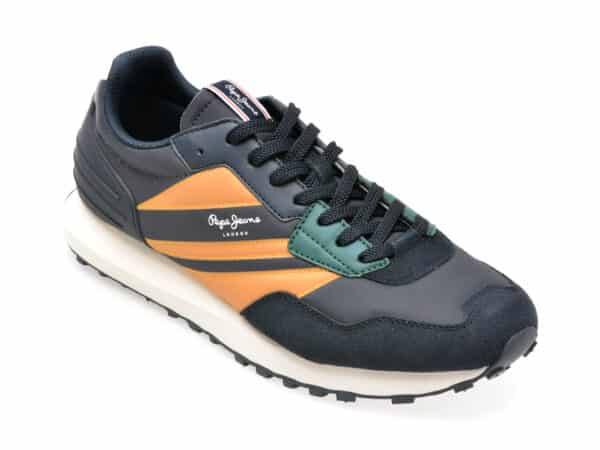 Pantofi PEPE JEANS bleumarin, MS30987, din material textil