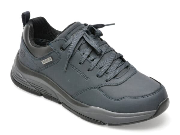 Pantofi SKECHERS bleumarin, BENAGO, din piele naturala