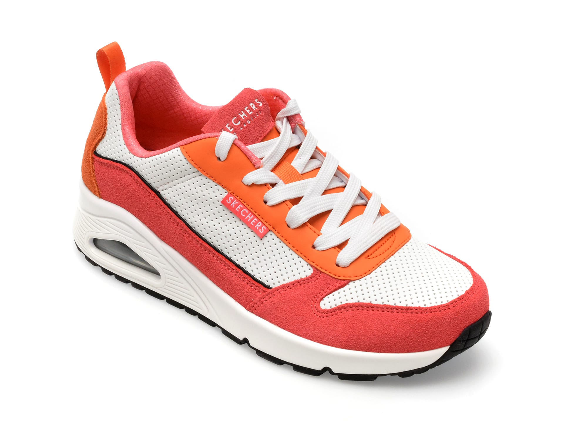 Pantofi SKECHERS multicolor, UNO, din piele intoarsa