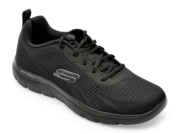 Pantofi SKECHERS negri, SUMMITS-TORRE, din material textil