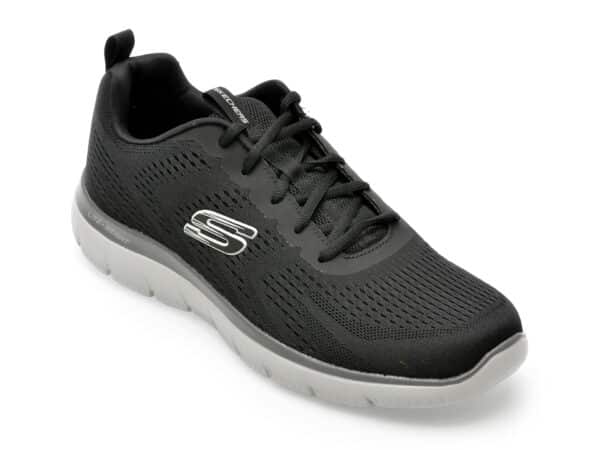 Pantofi SKECHERS negri, SUMMITS-TORRE, din material textil
