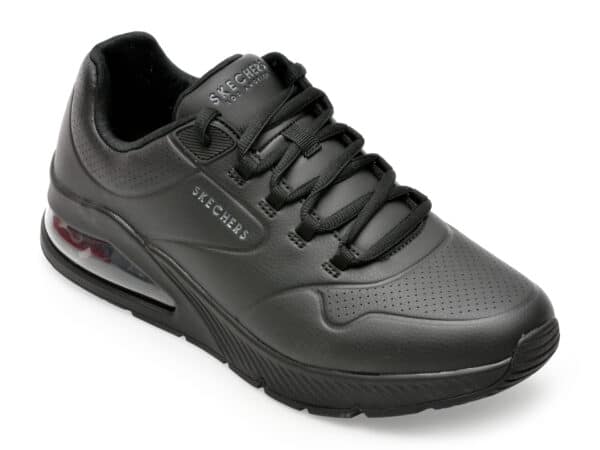 Pantofi SKECHERS negri, UNO 2, din piele ecologica