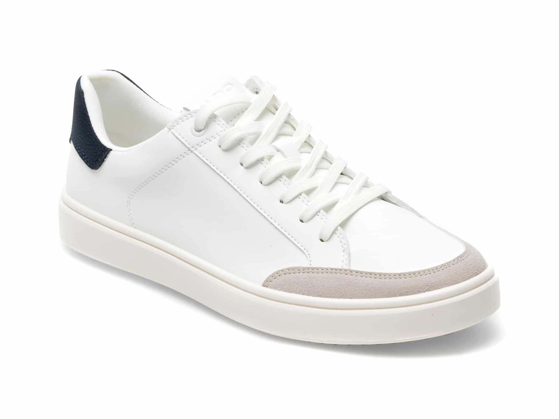 Pantofi sport ALDO albi, COURTSPEC110, din piele ecologica