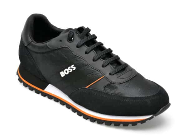 Pantofi sport BOSS negri, 152, din material textil