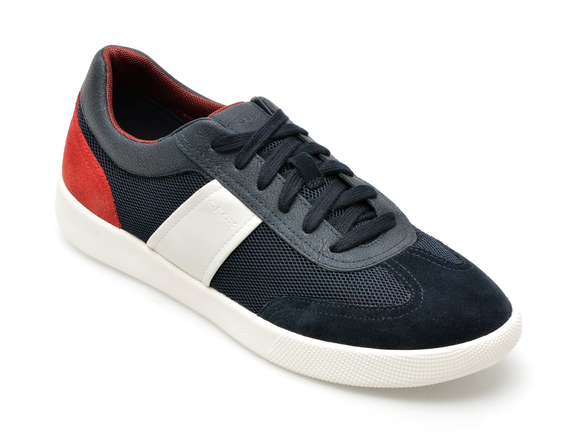 Pantofi sport GEOX bleumarin, U3570A, din material textil si piele intoarsa