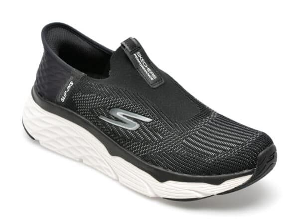 Pantofi sport SKECHERS negri, MAX CUSHIONING ELITE, din material textil