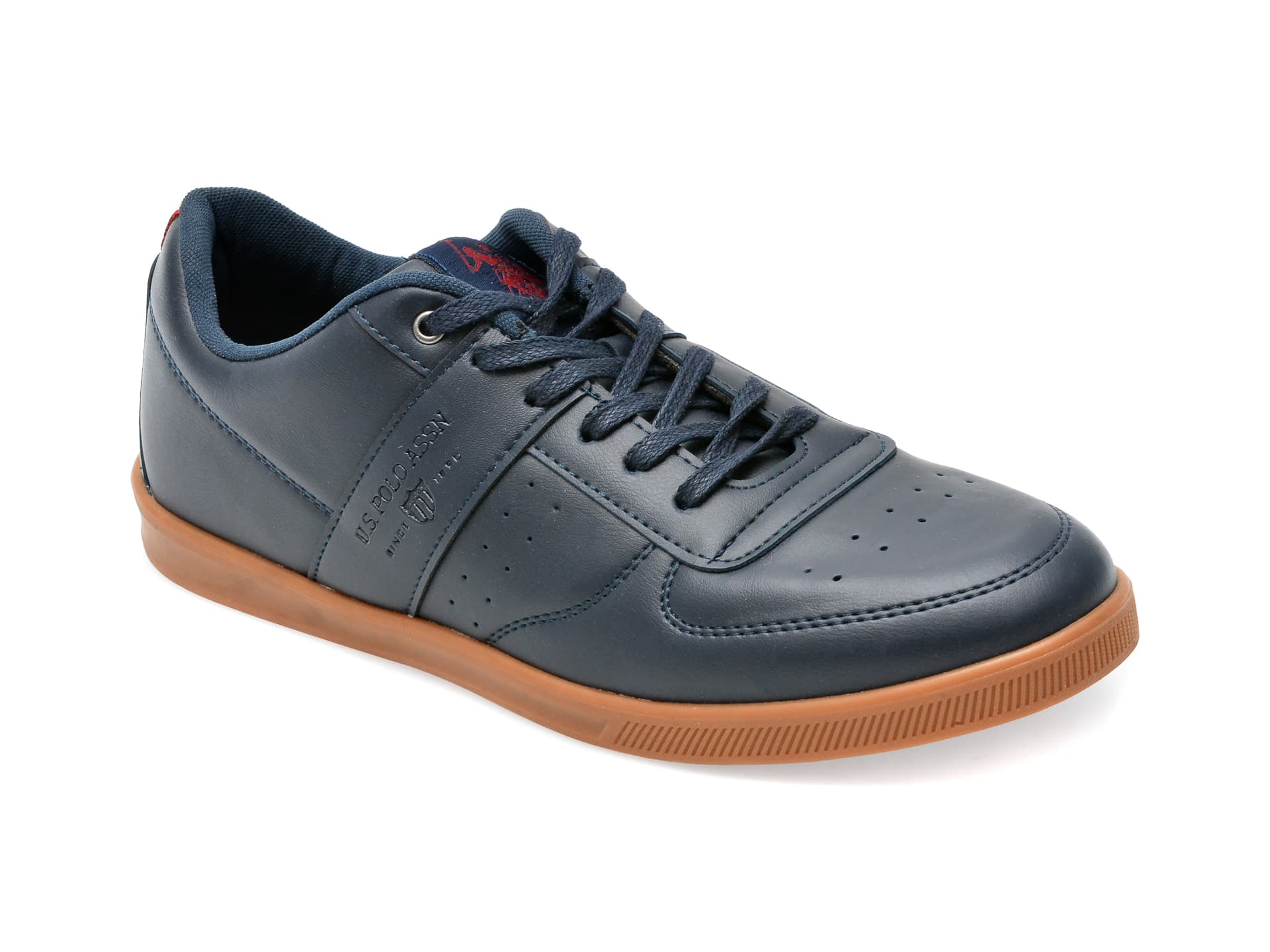 Pantofi US POLO ASSN bleumarin, LEGE3FX, din piele ecologica