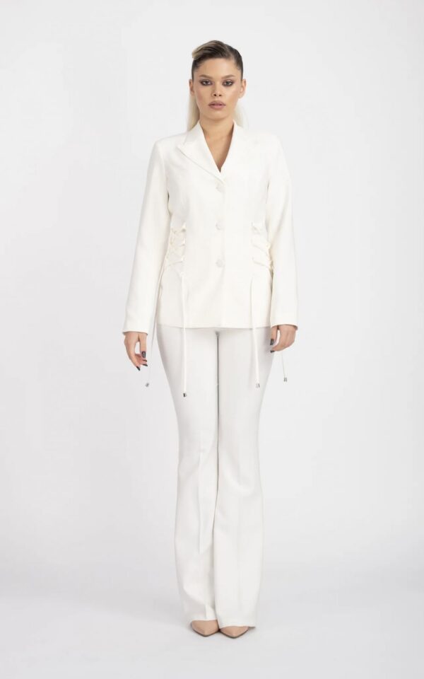 Sacou elegant cu snur la talie