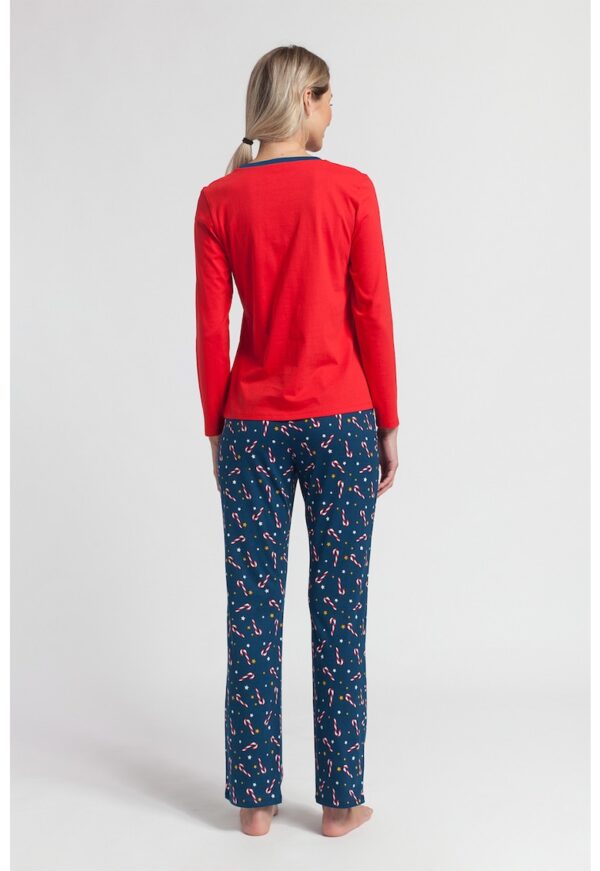 Pijama de bumbac cu tematica de Craciun